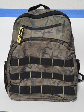 Yak Pak Camo Backpack Utility Style Travel School Bag